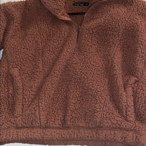 A&F Women’s Sherpa Quarter-Zip M - Picture 3 of 5